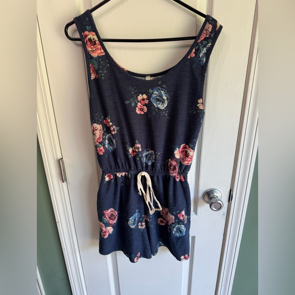 Native people blue romper‎ size L